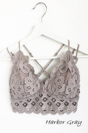Bri beautiful crochet lace bralette