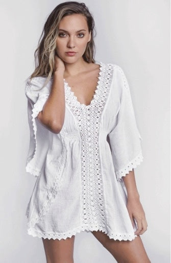 Blanca butterfly cover up with crochet